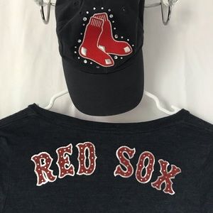 Victoria’s Secret Boston Red Sox Cap and T-Shirt M